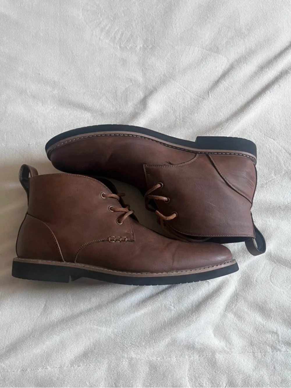 Men's Brown Leather Chukka Boots